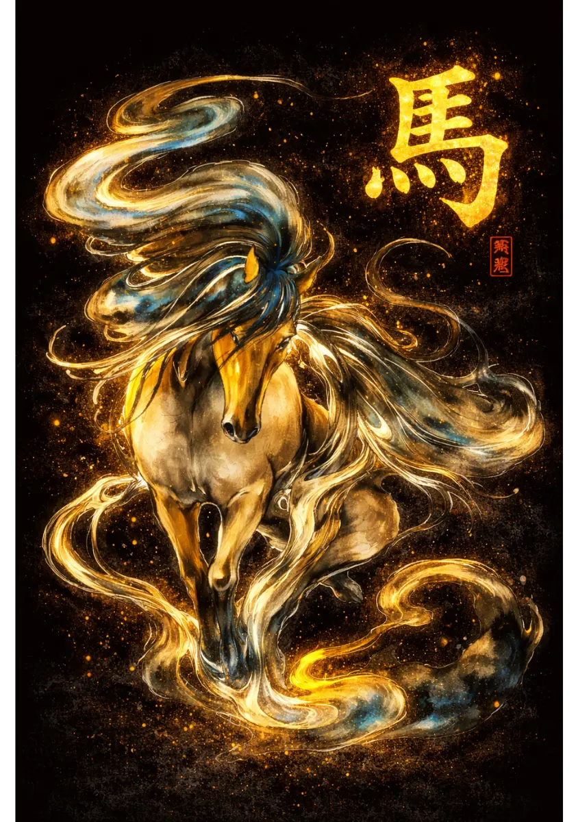 Horse (马) Chinese zodiac animal — The Free Spirit — Taroscoper
